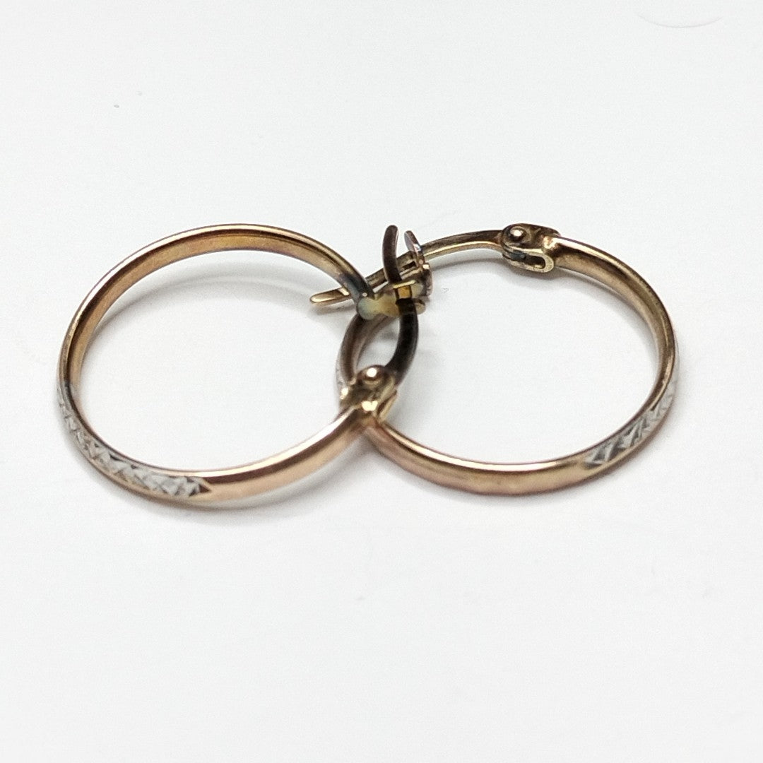 ARRACADAS PAR ORO 14 K 1.2 GRMS (SEMINUEVO)