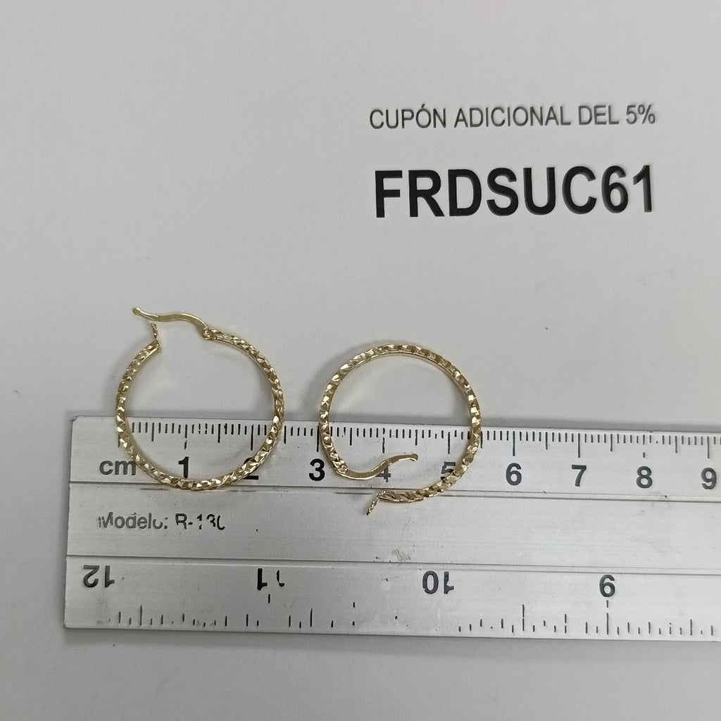 ARRACADAS ORO 14K 1.9 (NUEVO)