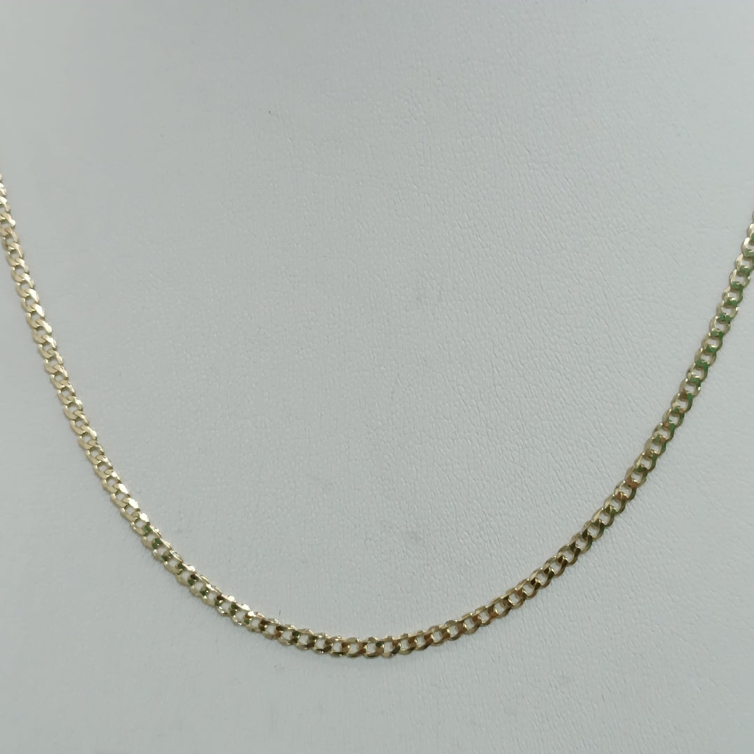 CADENA BARBADA 14K 55 CM 5 GR (NUEVO)