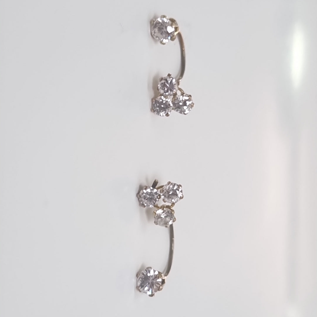 BROQUELES PAR ORO 8 K 0,90 GRMS (SEMINUEVO)