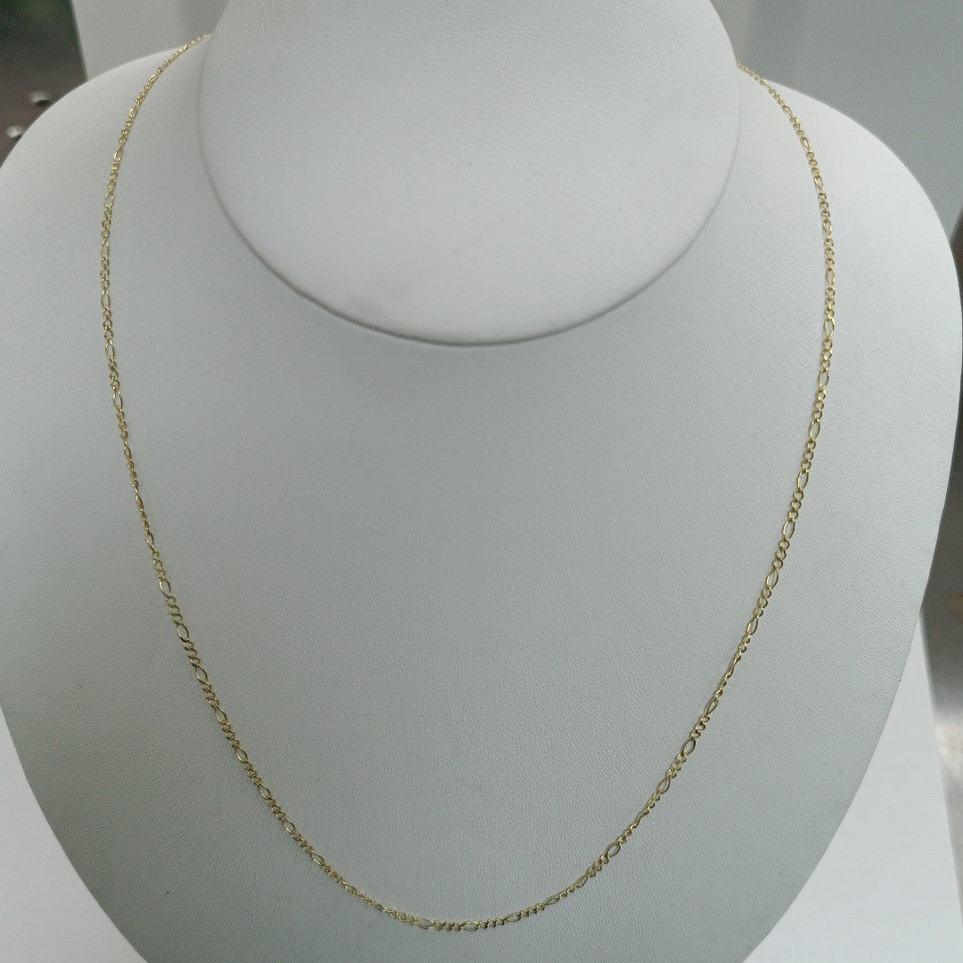 CADENA TEJIDO 3X1 14K 55 CM 2.3 GR (NUEVO)