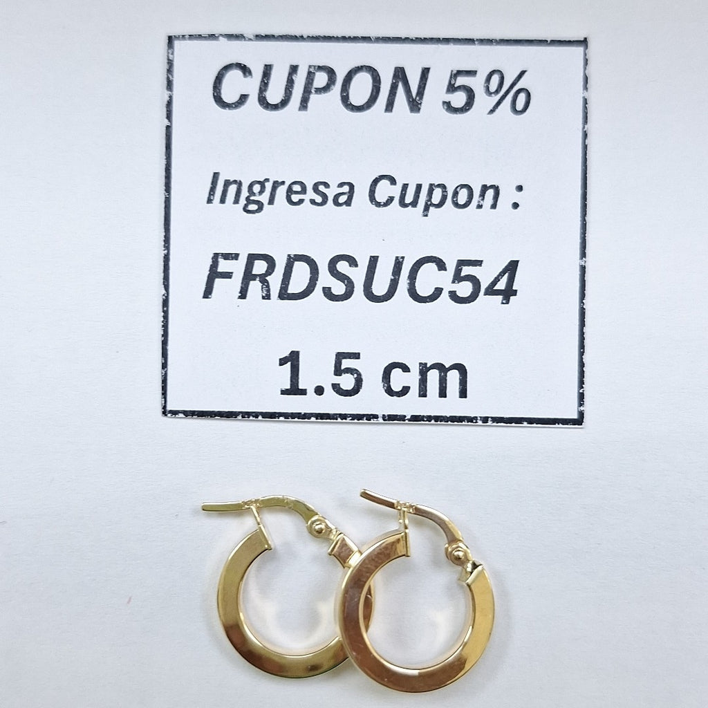 ARRACADAS ORO 14K 1.3 (NUEVO)