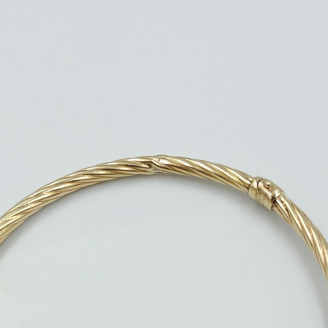 PULSERA RIGIDA ORO 14 K 4.9 GRMS (SEMINUEVO)