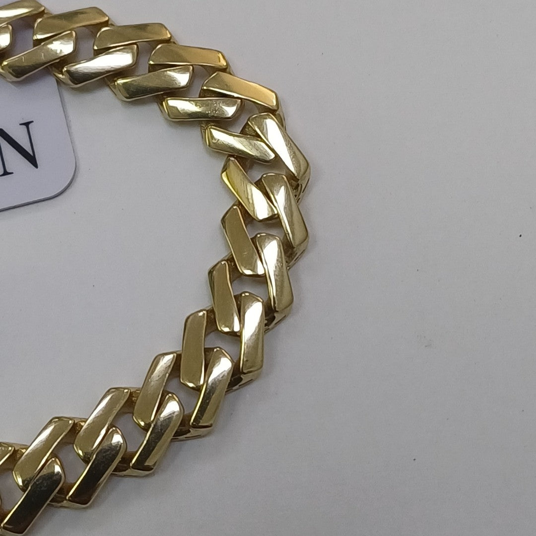 PULSERA MONACO ORO 14K 9.6 (NUEVO)