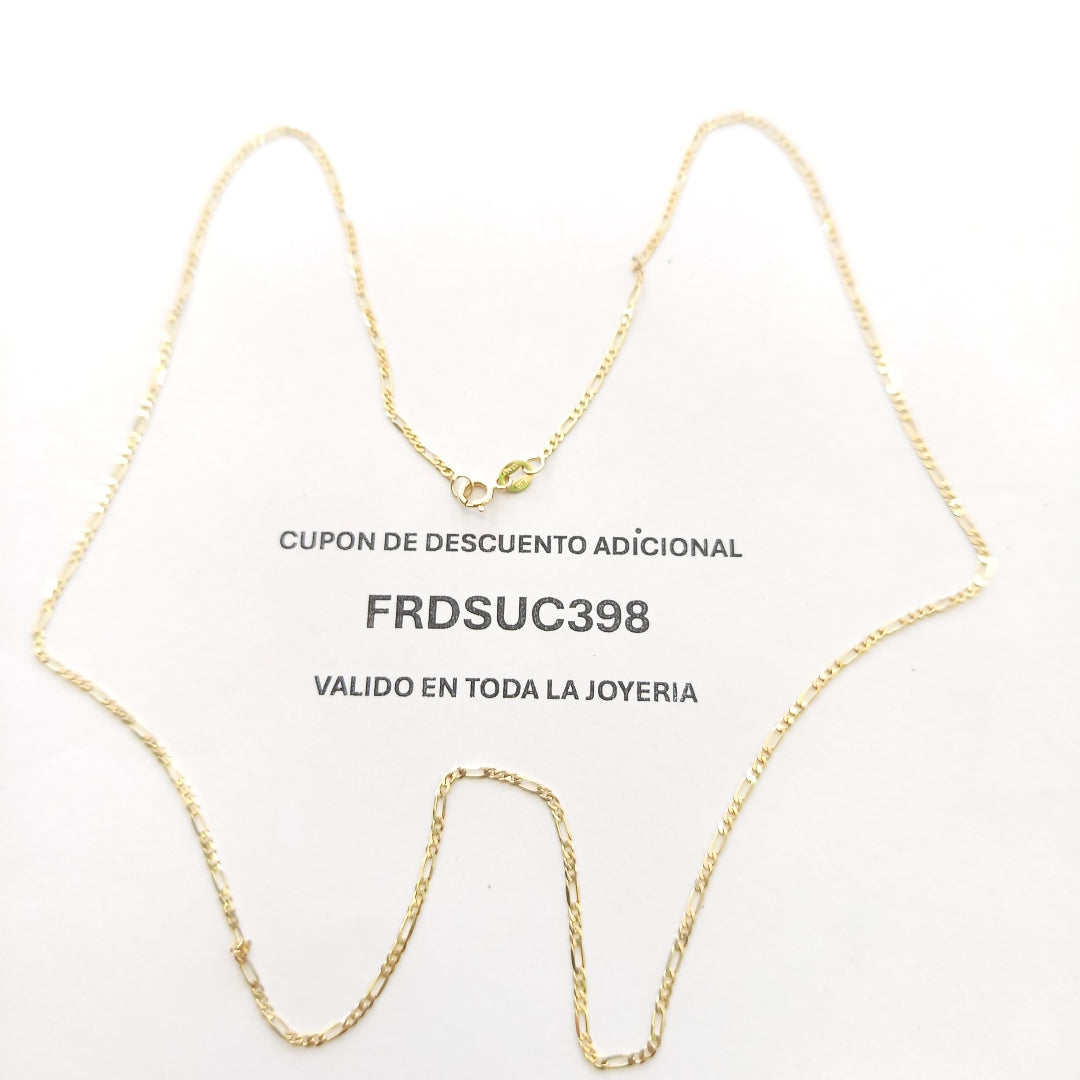CADENAS CARTIER 3 1 AMARILLA ORO 14K 2.2 (NUEVO)