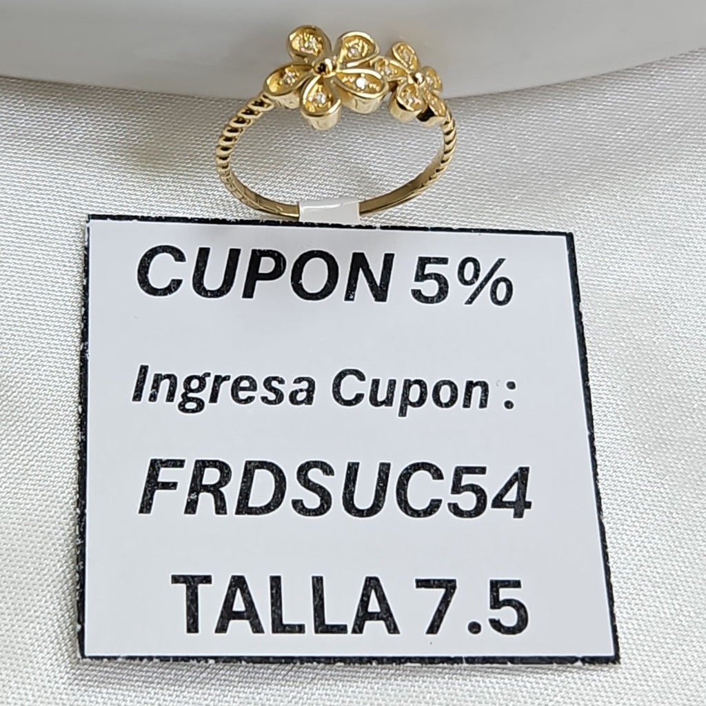 ANILLOS DAMA ORO 14K 2 (NUEVO)