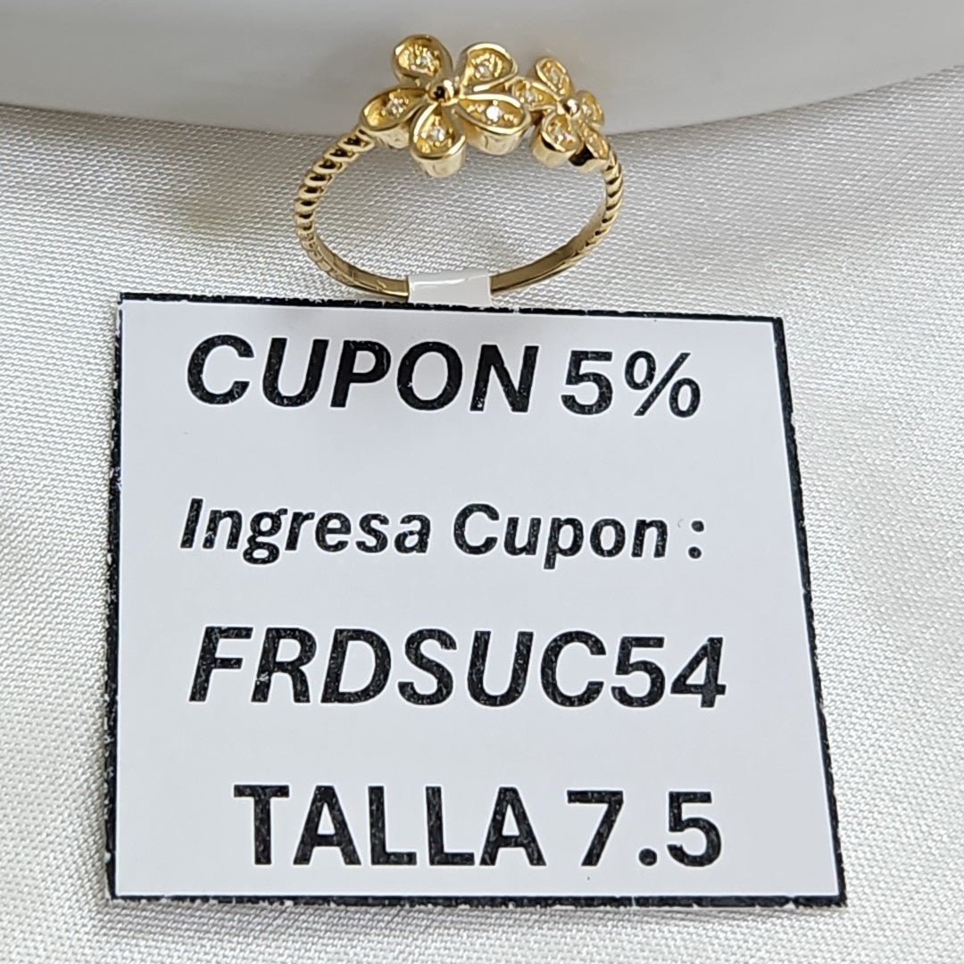 ANILLOS DAMA ORO 14K 2 (NUEVO)