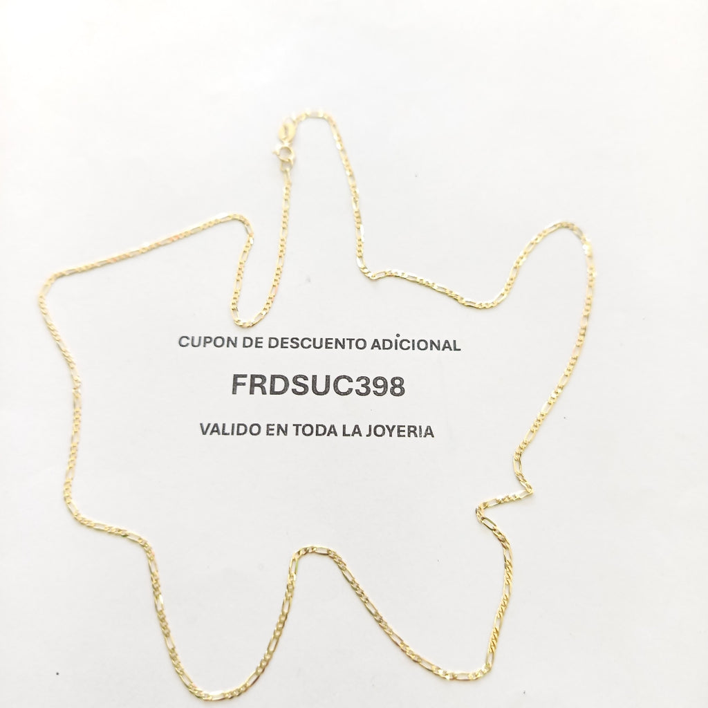 CADENAS CARTIER 3 1 AMARILLA ORO 14K 2.1 (NUEVO)