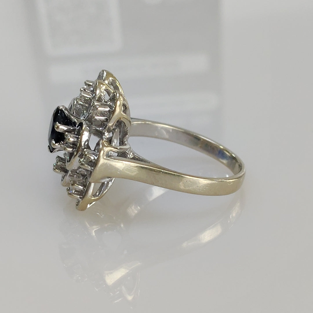 ANILLITO ORO BLANCO 18 K 6,90 GRMS (SEMINUEVO)