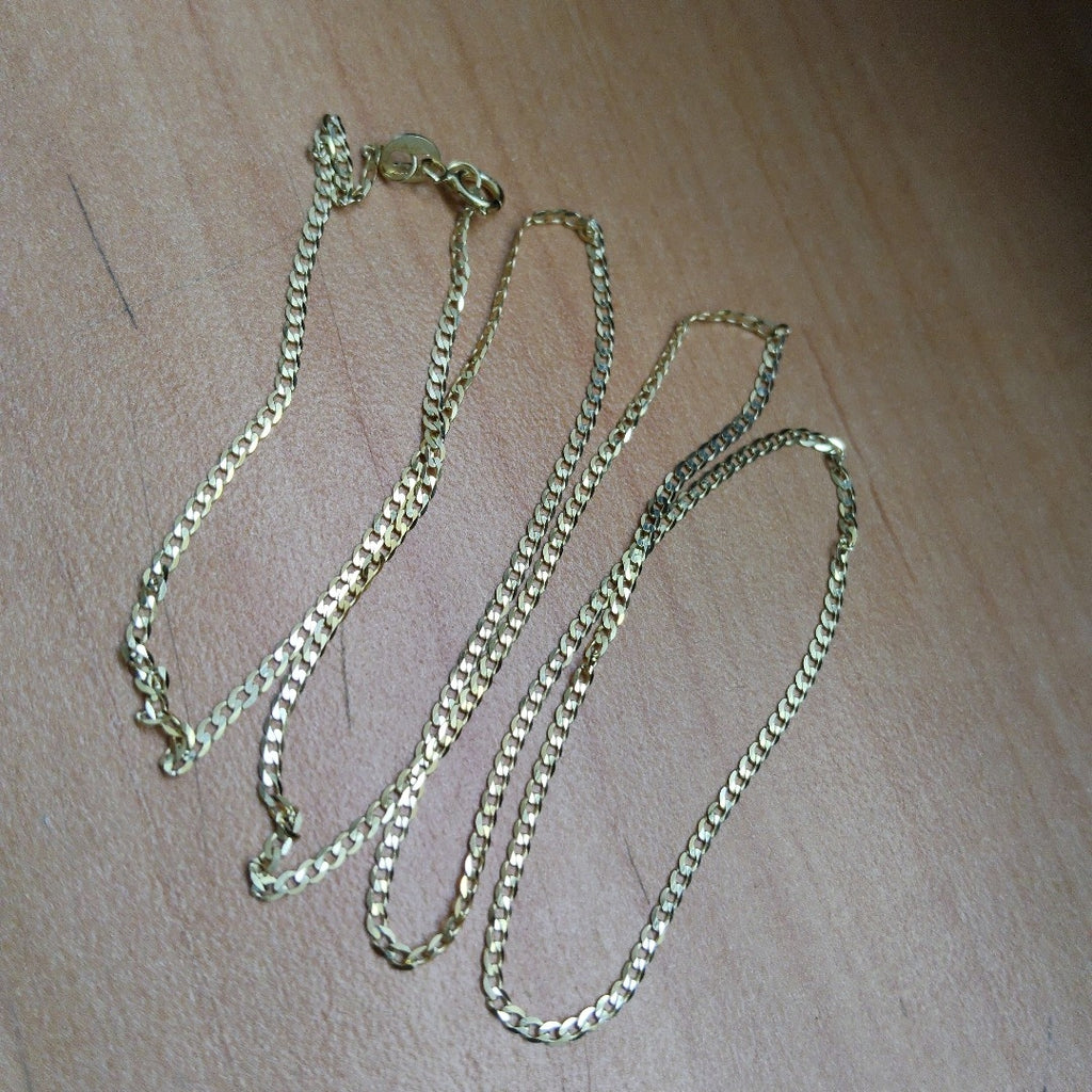 CADENAS BARBADA AMARILLA ORO 14K 2.1 (NUEVO)