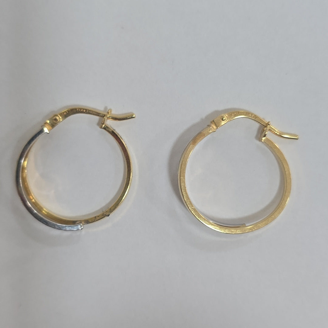 ARRACADAS PAR ORO 14 K 1,30 GRMS (SEMINUEVO)