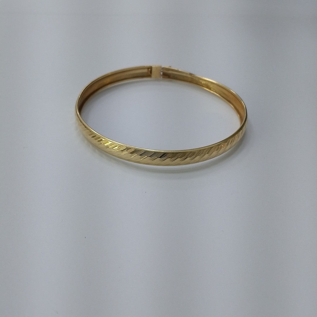 PULSERA RIGIDA ORO 14 K 5.5 GRMS (SEMINUEVO)