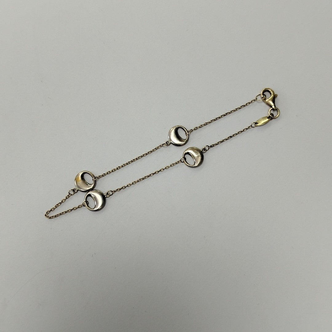 PULSERA ORO, ORO COMBINADO 14 K 1.6 GRMS (SEMINUEVO)
