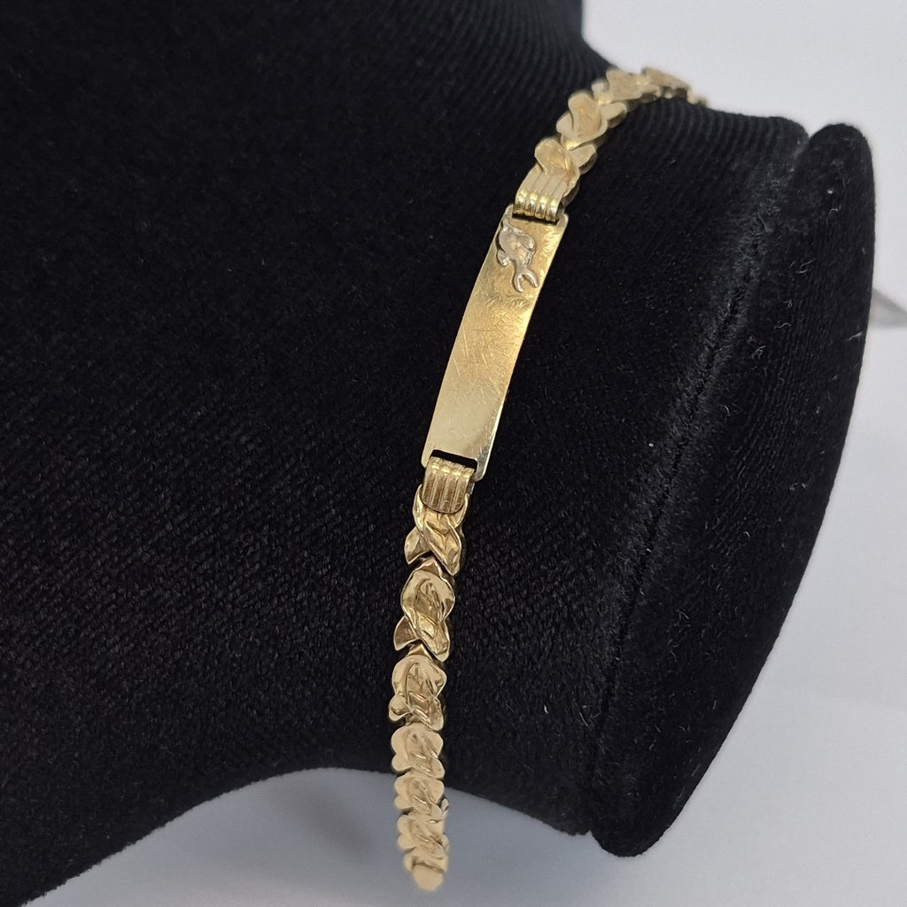 ESCLAVA ORO 14 K 3.9 GRMS (SEMINUEVO)