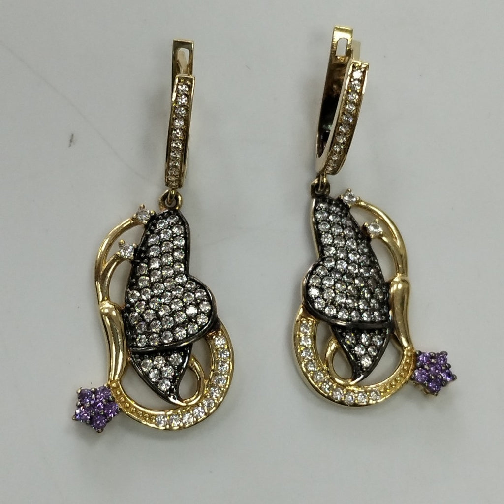 ARETES PAR ORO 14 K 7,20 GRMS (SEMINUEVO)