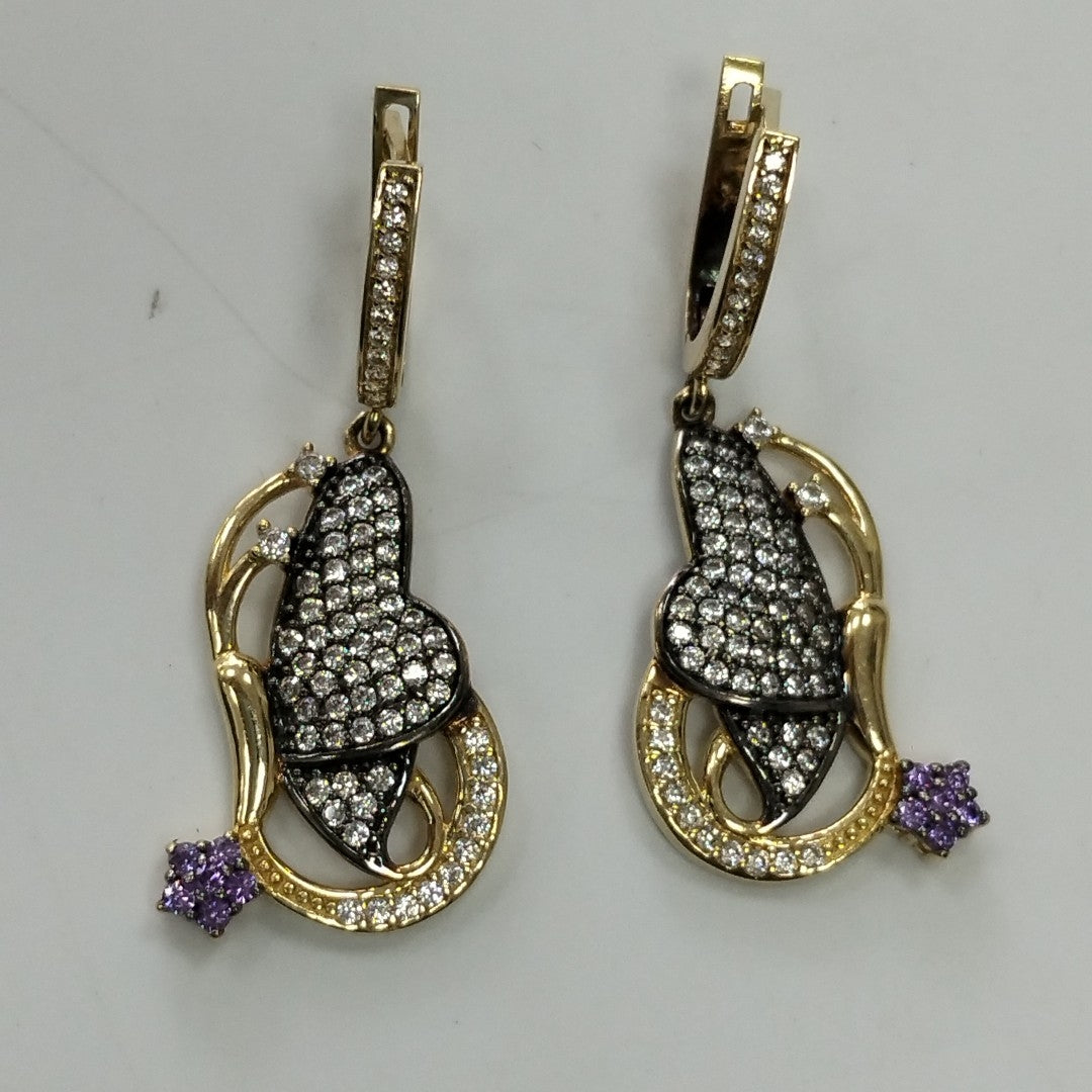 ARETES PAR ORO 14 K 7,20 GRMS (SEMINUEVO)