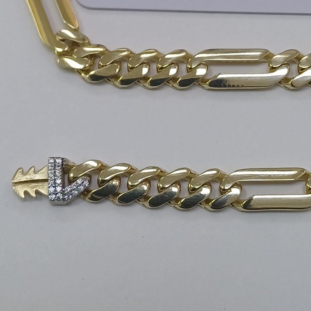 CADENA MONACO ORO 10K 18.3 (NUEVO)