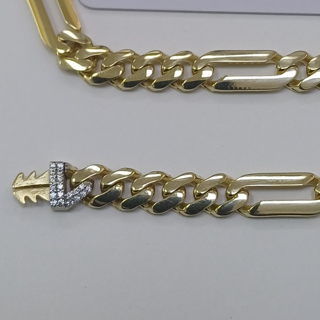CADENA MONACO ORO 10K 18.3 (NUEVO)