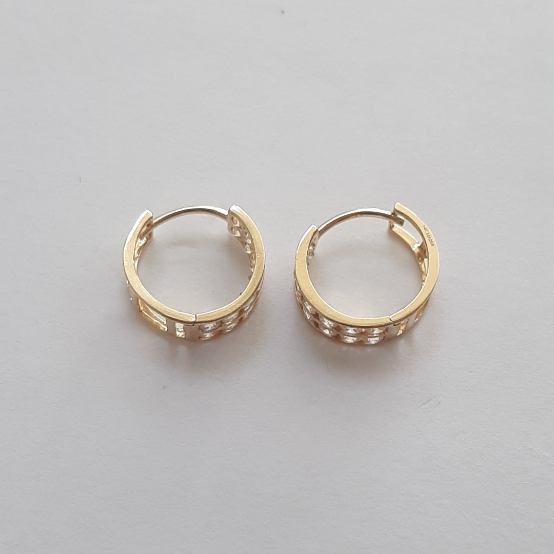 ARRACADAS PAR ORO 10 K 1.6 GRMS (SEMINUEVO)