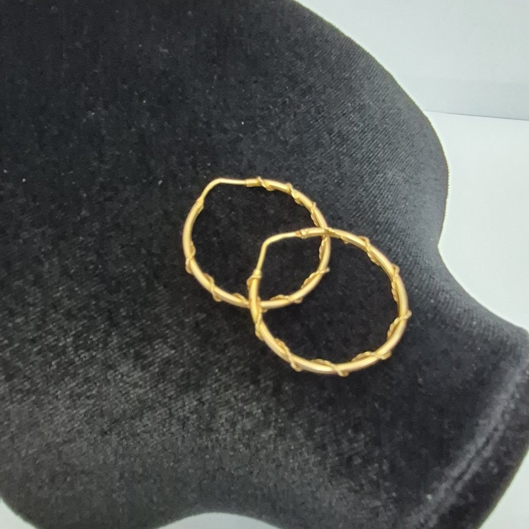 ARRACADAS PAR ORO 14 K 4 GRMS (SEMINUEVO)