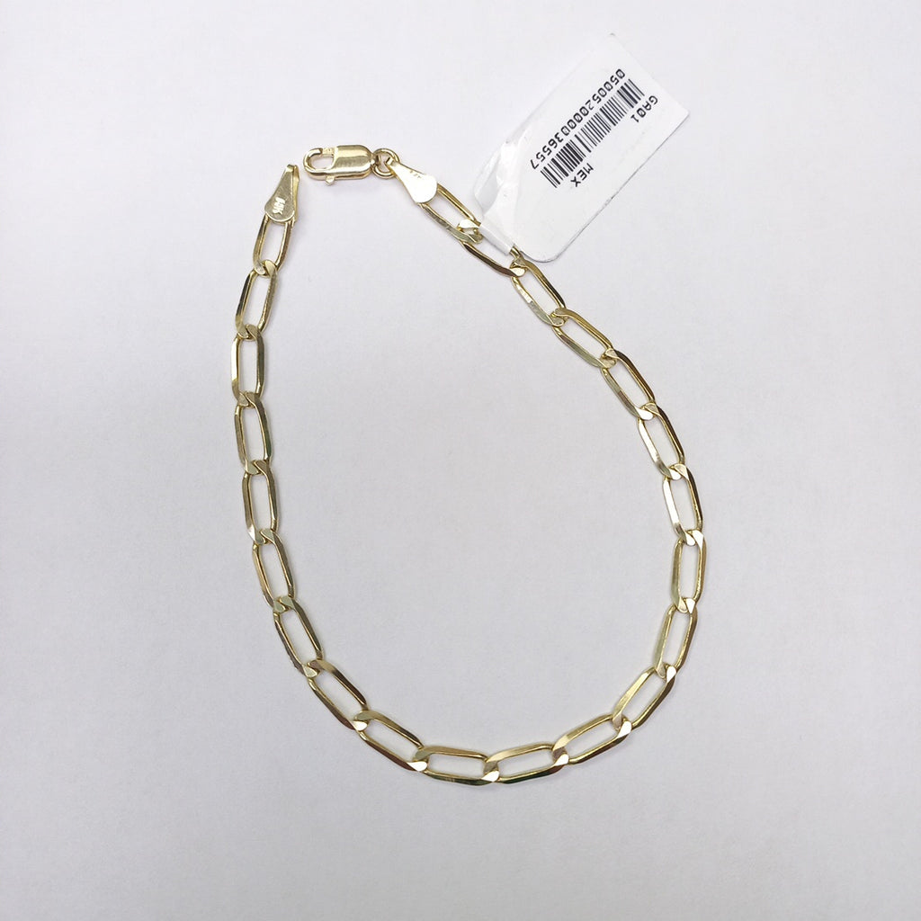 PULSERA ESLABON 14K 21 CM 4.4 GR (NUEVO)