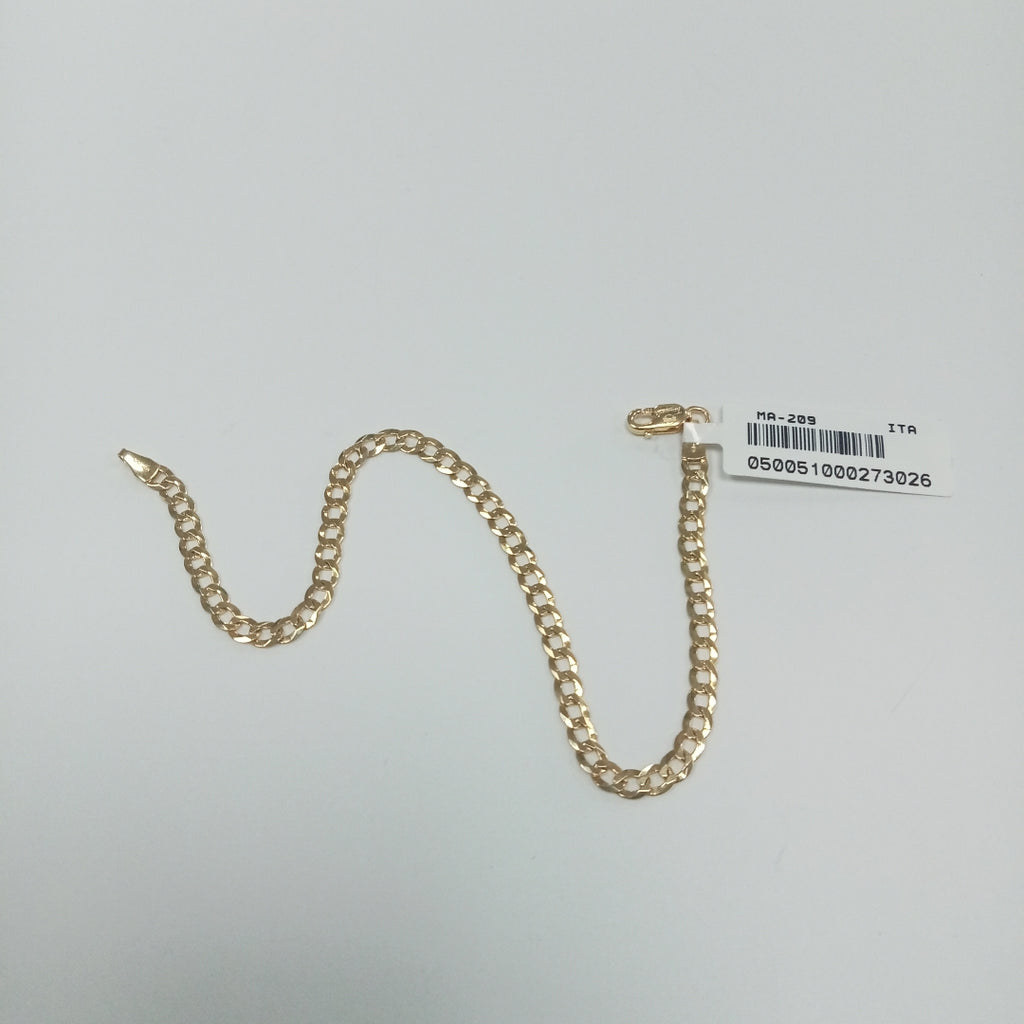 PULSERAS DAMA BARBADA AMARILLA ORO 14K 2.4 (NUEVO)