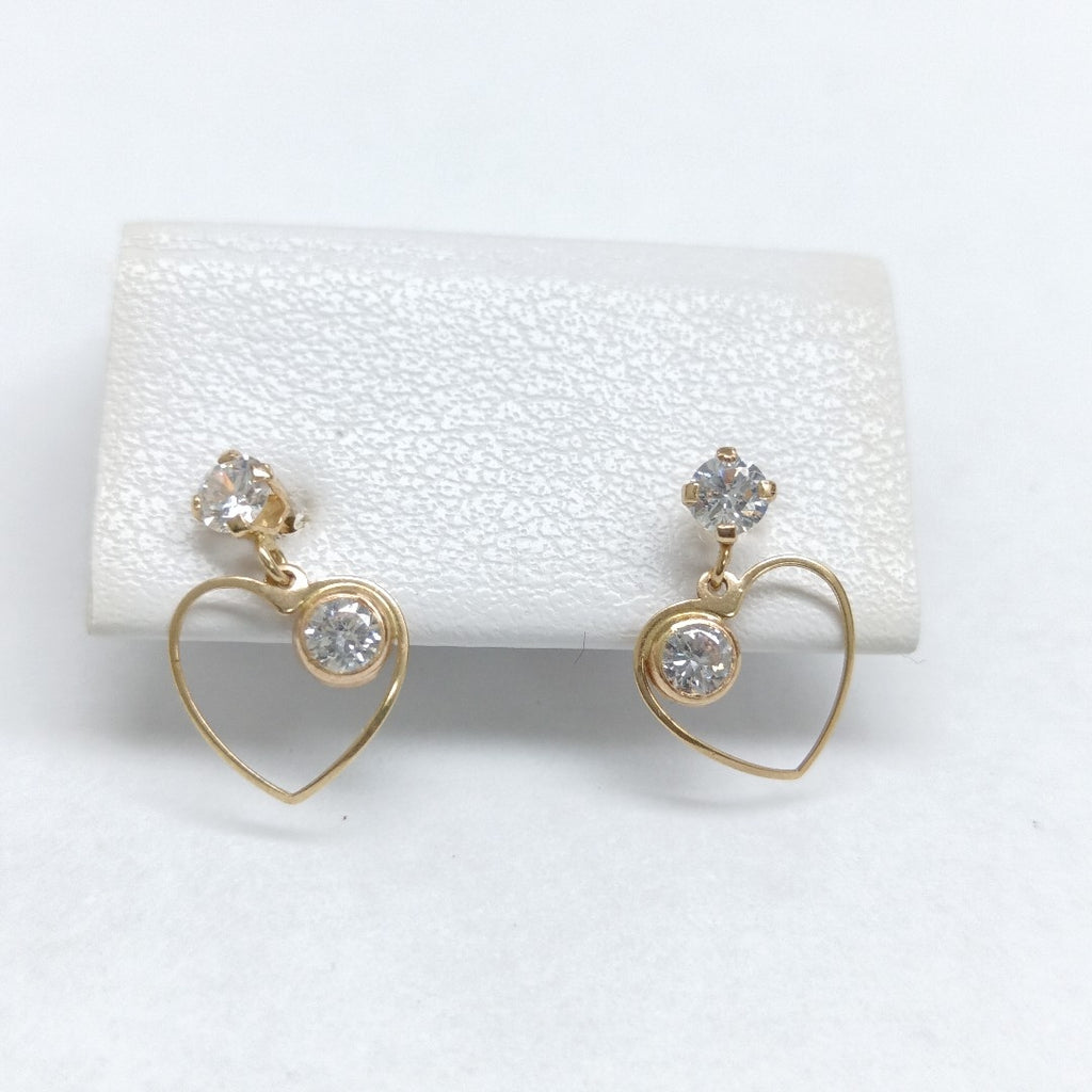 BROQUELES PAR ORO 14 K 0.5 GRMS (SEMINUEVO)