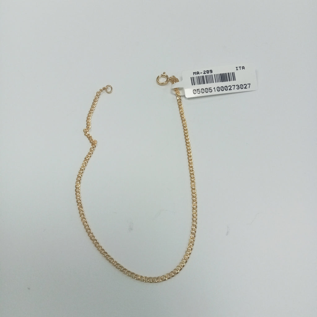 PULSERAS DAMA BARBADA AMARILLA ORO 14K 0.6 (NUEVO)