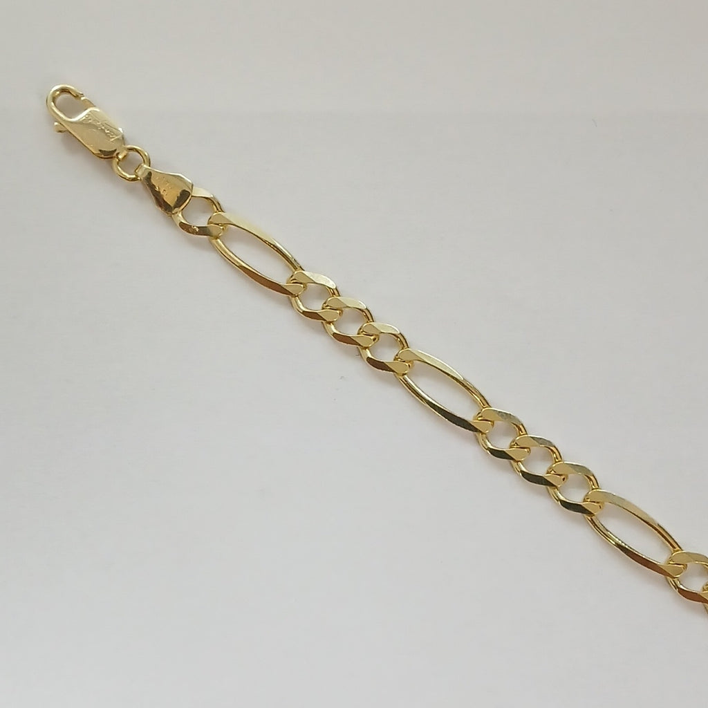 PULSERAS CABALLERO CARTIER 3 1 AMARILLA ORO 14K 7.3 (NUEVO)