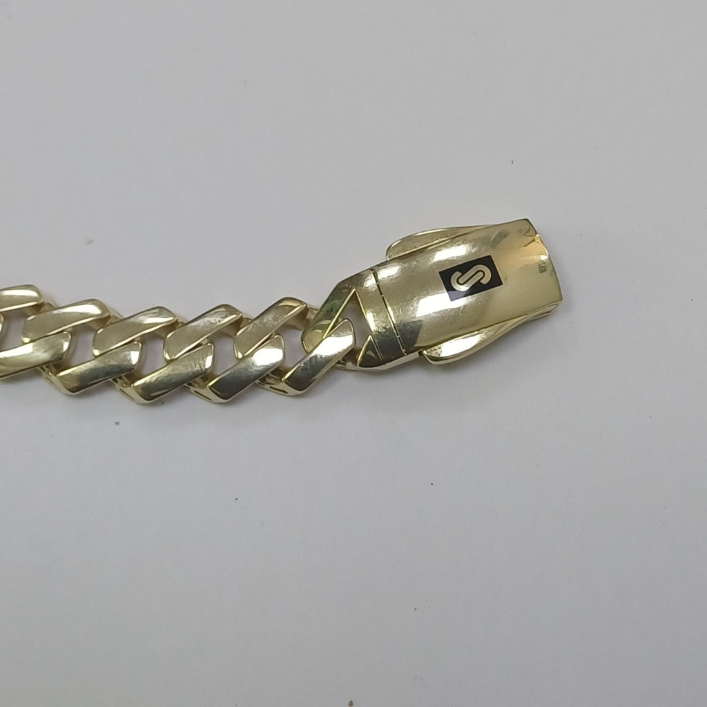 PULSERA CABALLERO MONACO ORO 10K 12.1 (NUEVO)