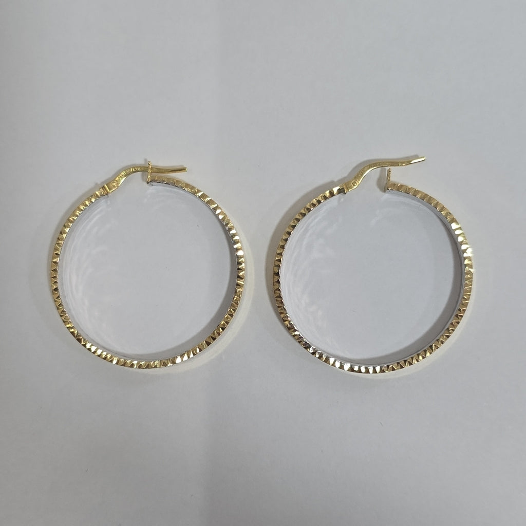 ARRACADAS PAR ORO,ORO BLANCO 14 K 3,30 GRMS (SEMINUEVO)