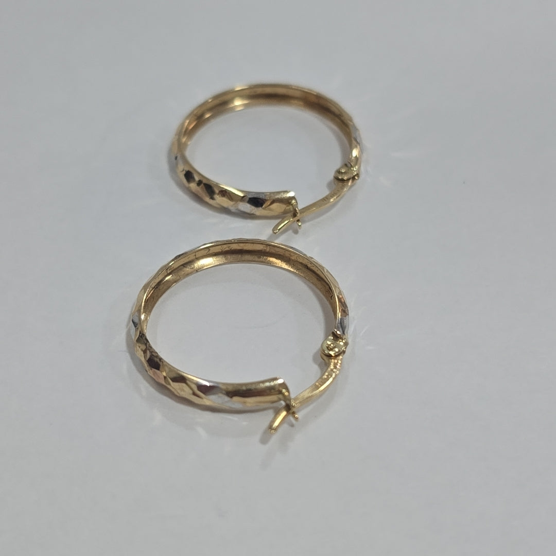 ARRACADAS PAR ORO 14 K 1,40 GRMS (SEMINUEVO)