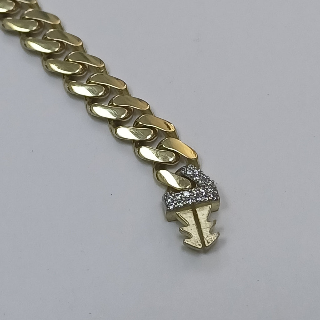 PULSERA MONACO ORO 10K 6.9 (NUEVO)