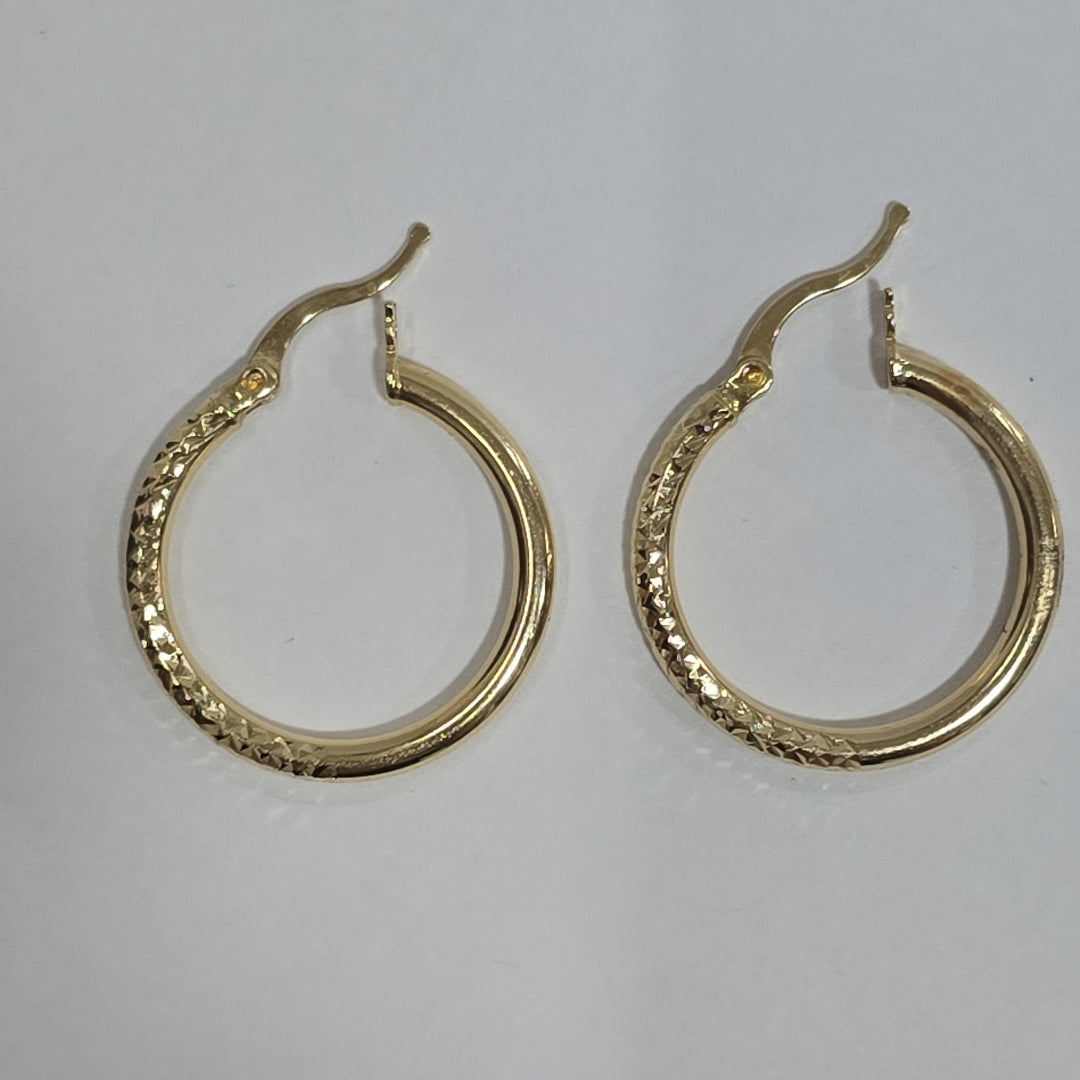 ARRACADAS PAR ORO 14 K 2,30 GRMS (SEMINUEVO)