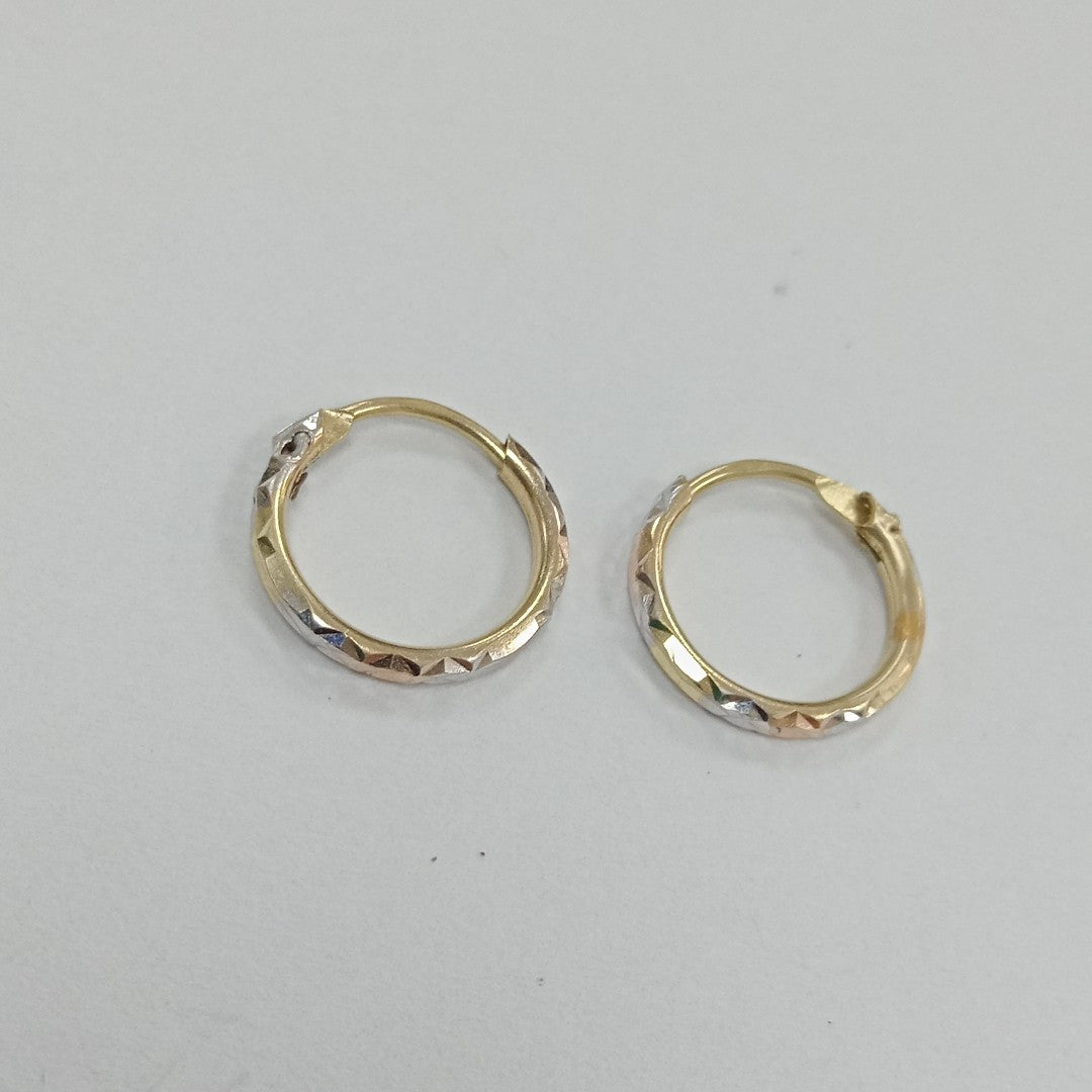 ARRACADAS PAR ORO 14 K 0,90 GRMS (SEMINUEVO)