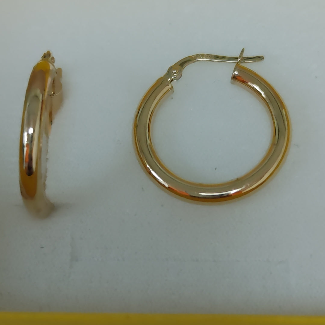 ARRACADAS ORO 14K 1.5 (NUEVO)