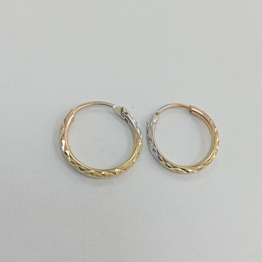 ARRACADAS PAR ORO 14 K 1,00 GRMS (SEMINUEVO)