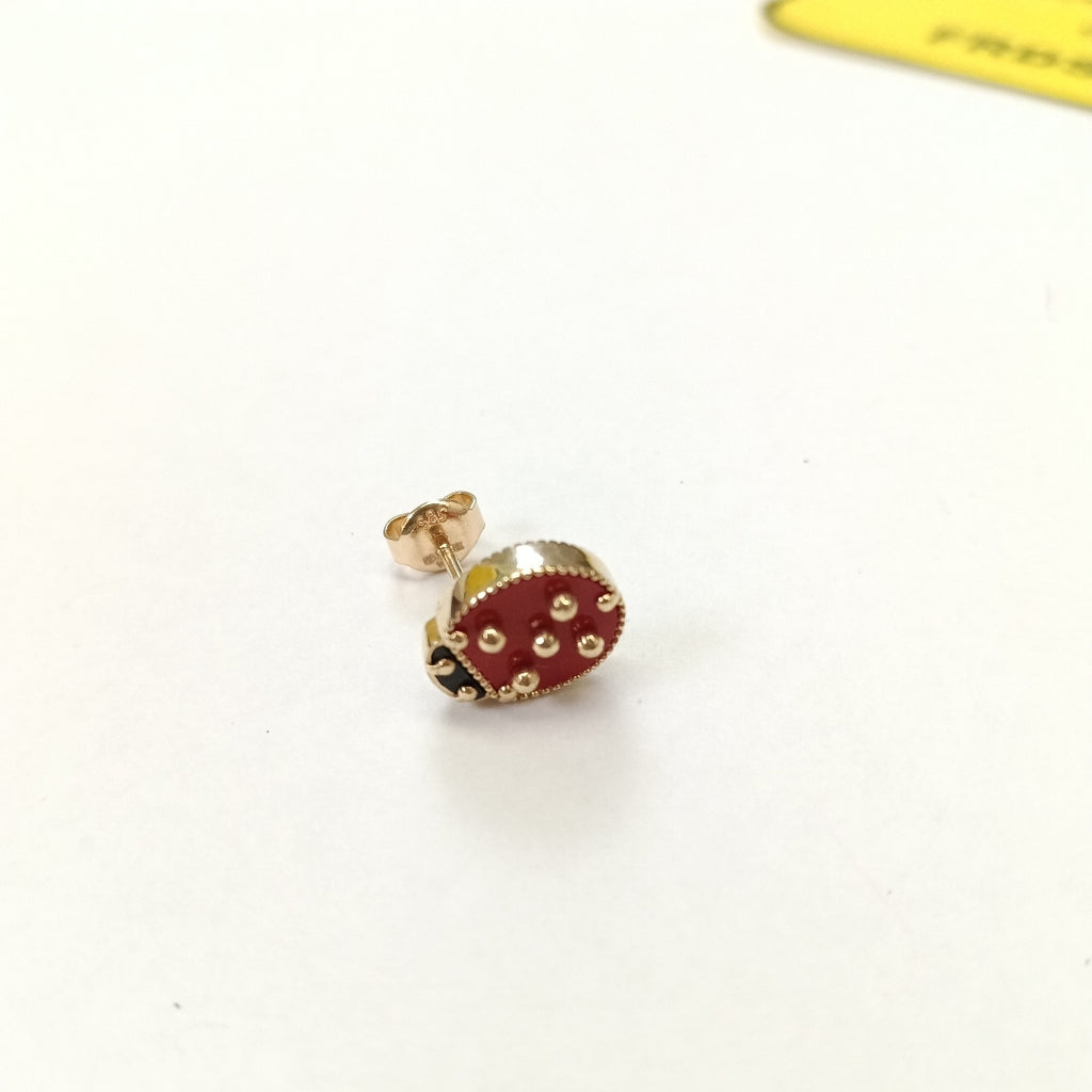 BROQUELES ORO 14K 2.6 (NUEVO)