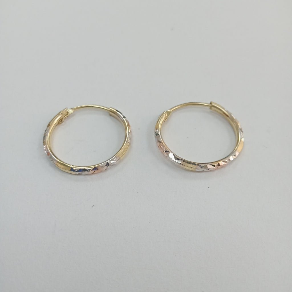 ARRACADAS PAR ORO 14 K 1,20 GRMS (SEMINUEVO)