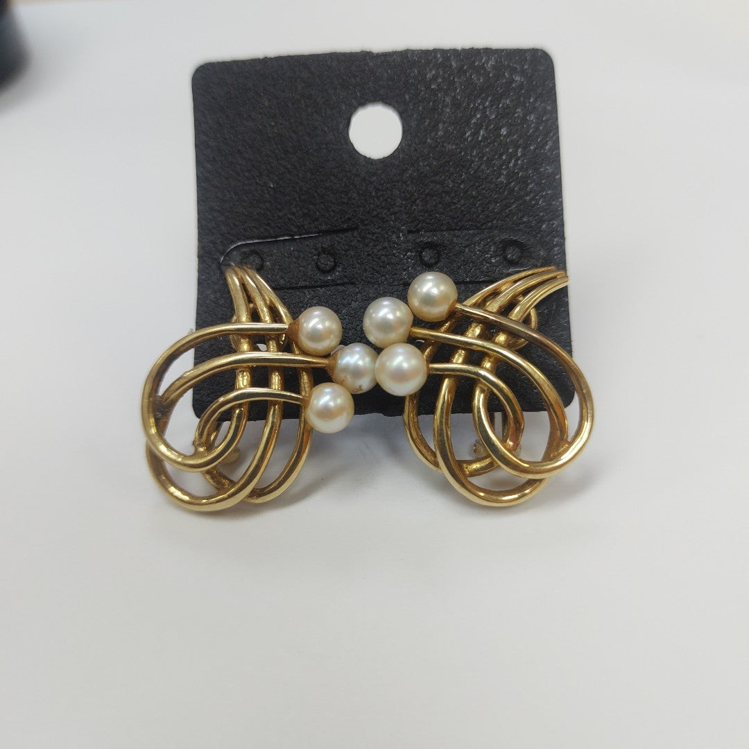 ARETES PAR ORO 14 K 11,20 GRMS (SEMINUEVO)