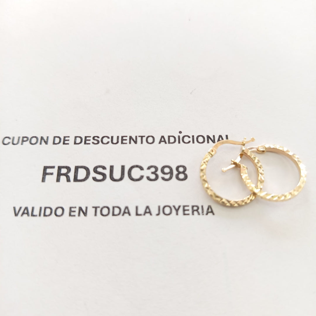 ARRACADAS ORO 14K 1.2 (NUEVO)