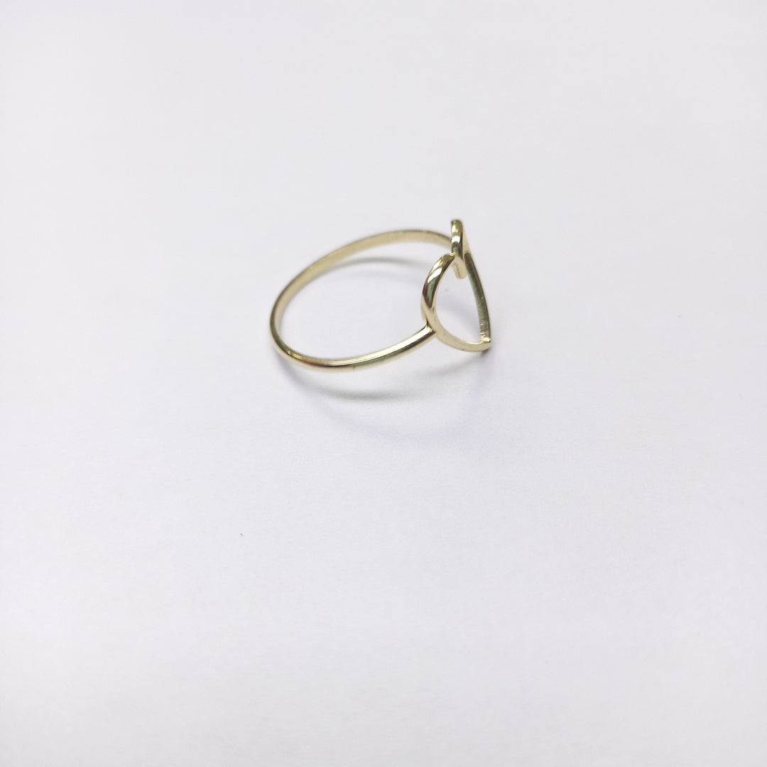 ANILLOS ANILLITO FIG CORAZON 10K TALLA 7 0.8 GR (NUEVO)