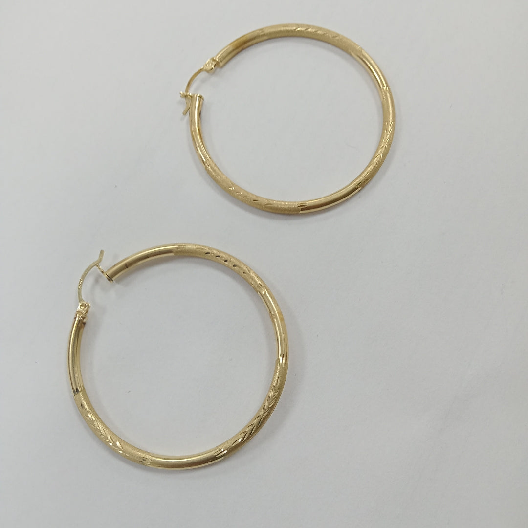 ARRACADAS PAR ORO 14 K 5.2 GRMS (SEMINUEVO)