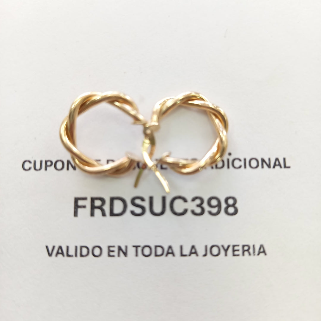 ARRACADAS ORO 14K 1.8 (NUEVO)