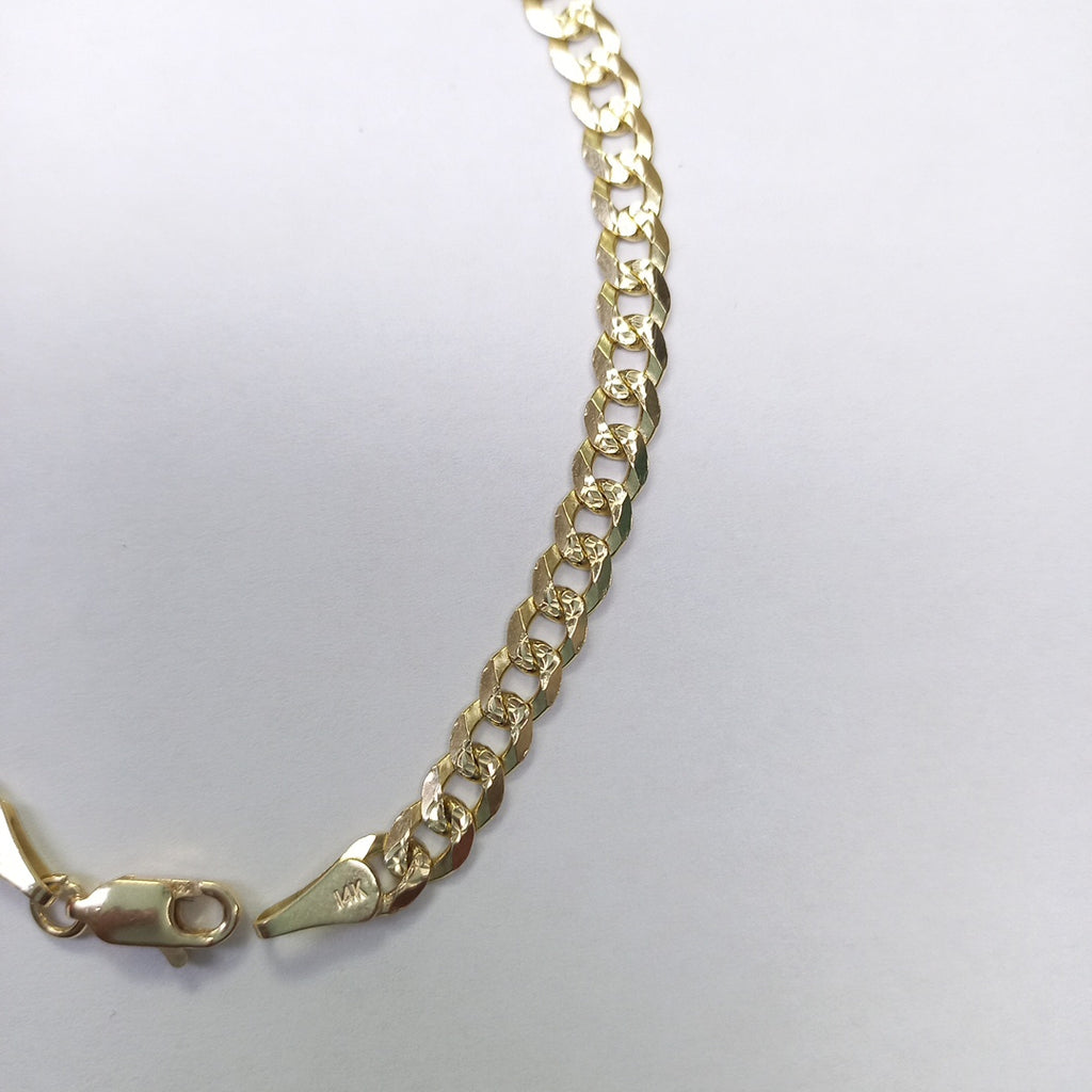 PULSERA BARBADA 14K 21 CM 7.5 GR (NUEVO)