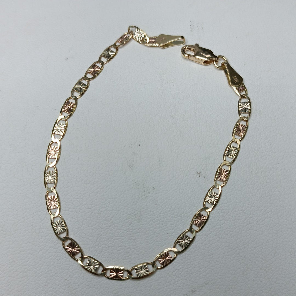 PULSERA GUCHI 14K 18 CM 2.9 GR (NUEVO)