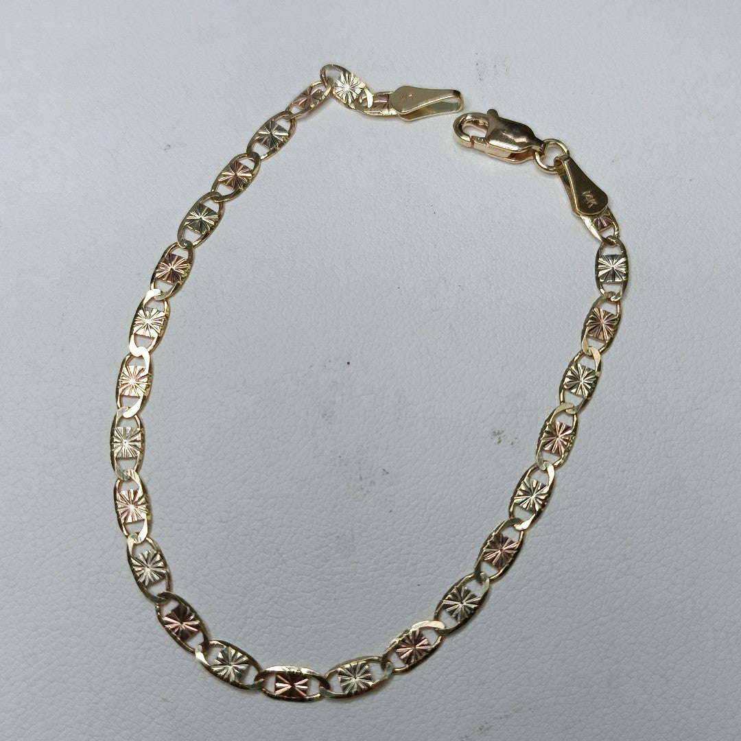 PULSERA GUCHI 14K 18 CM 2.9 GR (NUEVO)