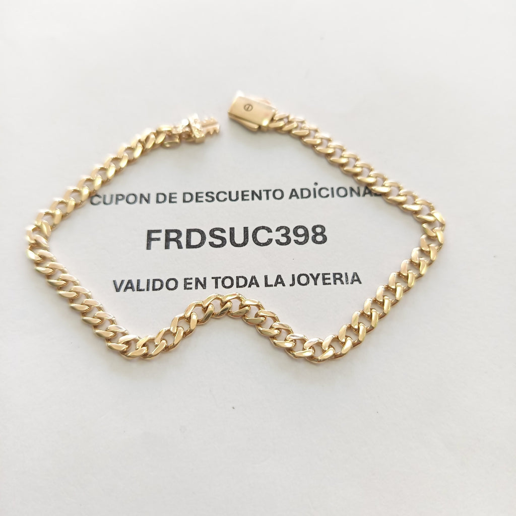 PULSERAS CABALLERO ORO 14K 4.9 (NUEVO)