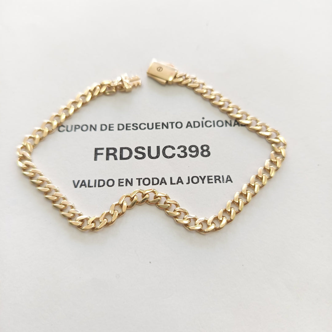 PULSERAS CABALLERO ORO 14K 4.9 (NUEVO)