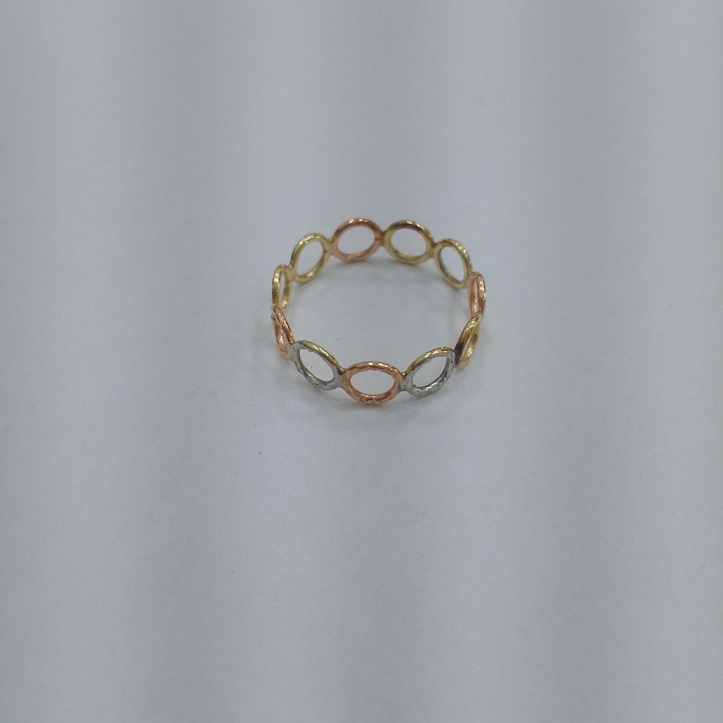 ANILLITO ORO COMBINADO 14 K 1 GRMS (SEMINUEVO)